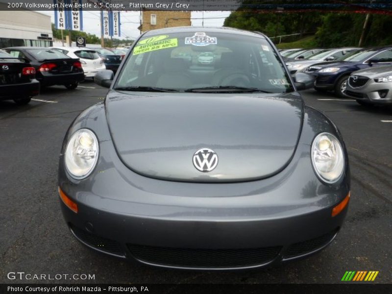 Platinum Grey / Grey 2007 Volkswagen New Beetle 2.5 Coupe