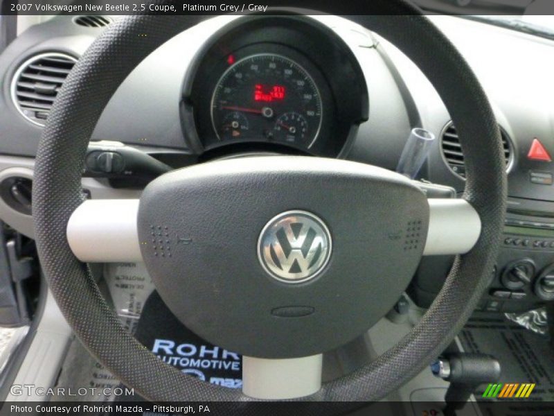 Platinum Grey / Grey 2007 Volkswagen New Beetle 2.5 Coupe