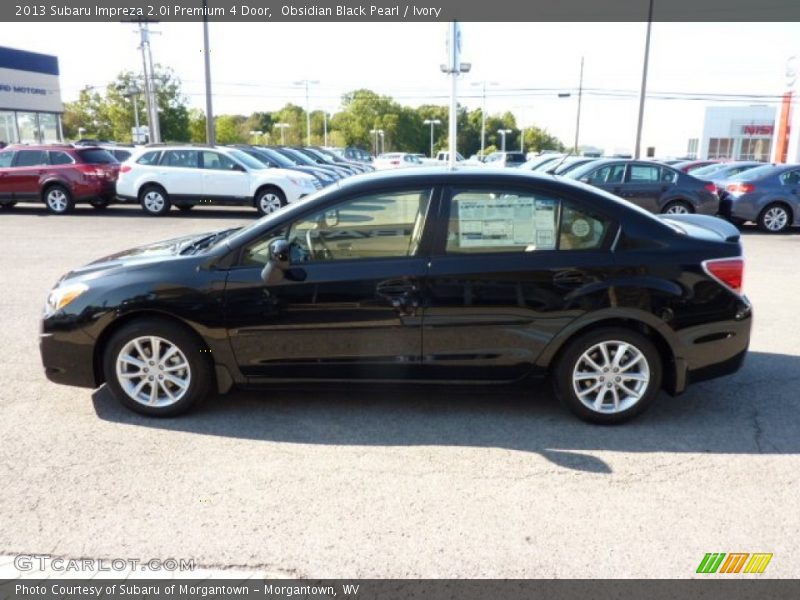 Obsidian Black Pearl / Ivory 2013 Subaru Impreza 2.0i Premium 4 Door