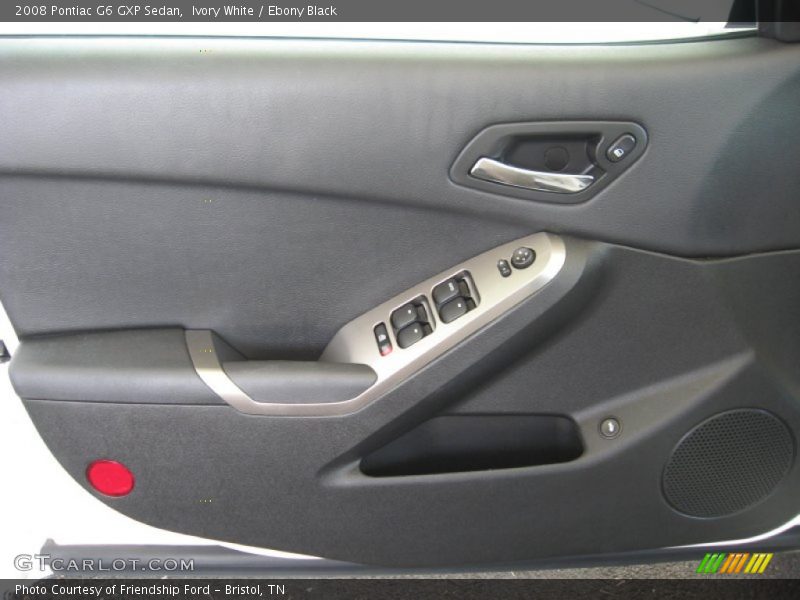 Ivory White / Ebony Black 2008 Pontiac G6 GXP Sedan