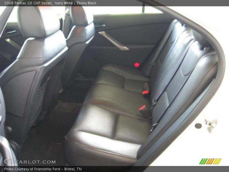 Ivory White / Ebony Black 2008 Pontiac G6 GXP Sedan