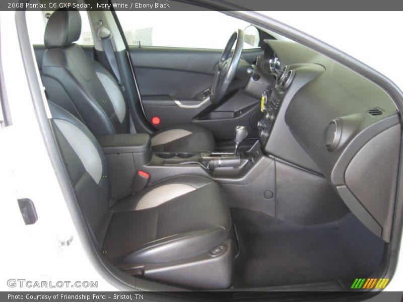 Ivory White / Ebony Black 2008 Pontiac G6 GXP Sedan
