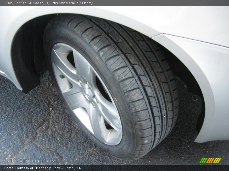 Quicksilver Metallic / Ebony 2009 Pontiac G6 Sedan