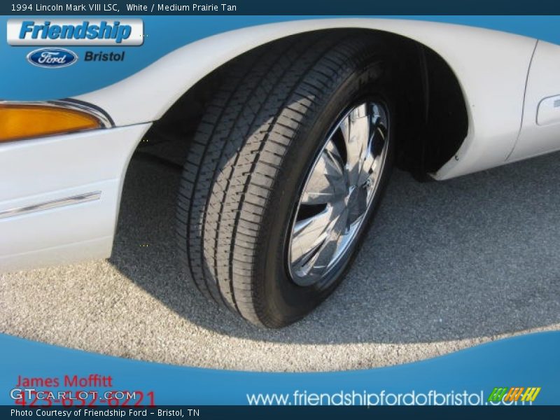 White / Medium Prairie Tan 1994 Lincoln Mark VIII LSC