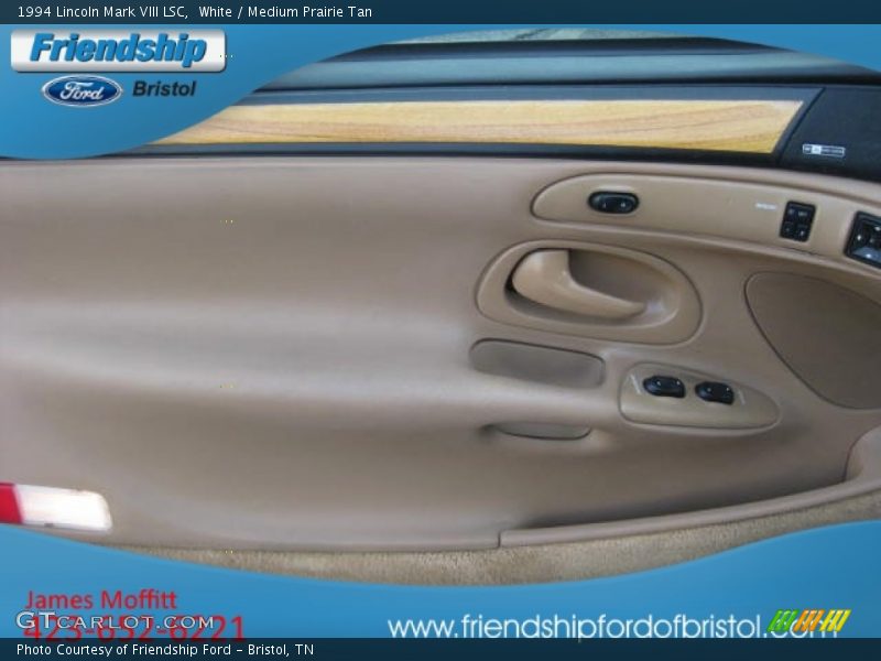 White / Medium Prairie Tan 1994 Lincoln Mark VIII LSC