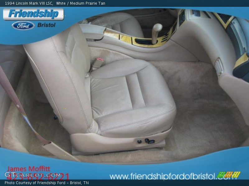White / Medium Prairie Tan 1994 Lincoln Mark VIII LSC
