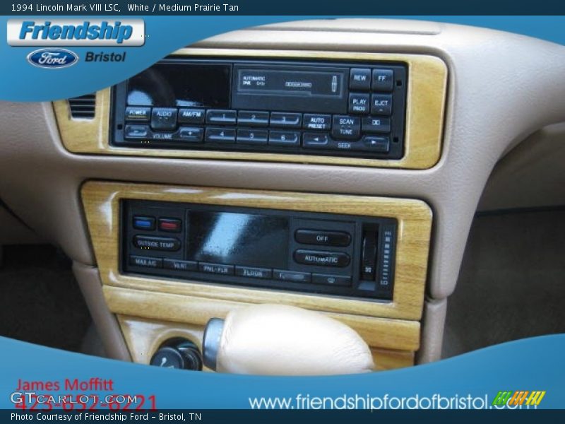 White / Medium Prairie Tan 1994 Lincoln Mark VIII LSC