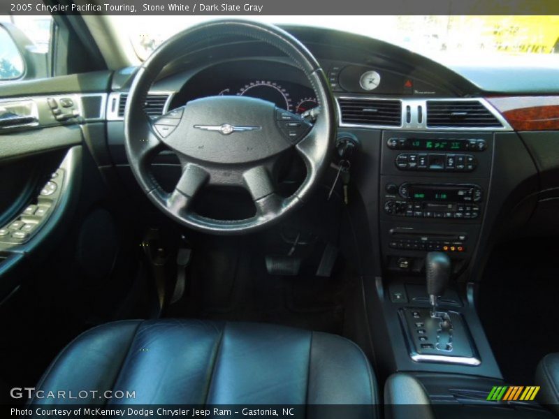 Stone White / Dark Slate Gray 2005 Chrysler Pacifica Touring