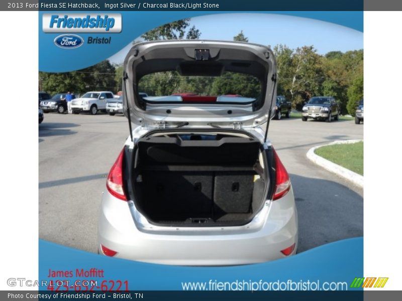 Ingot Silver / Charcoal Black/Light Stone 2013 Ford Fiesta SE Hatchback