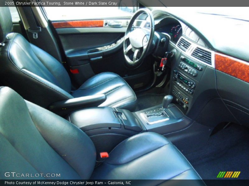 Stone White / Dark Slate Gray 2005 Chrysler Pacifica Touring