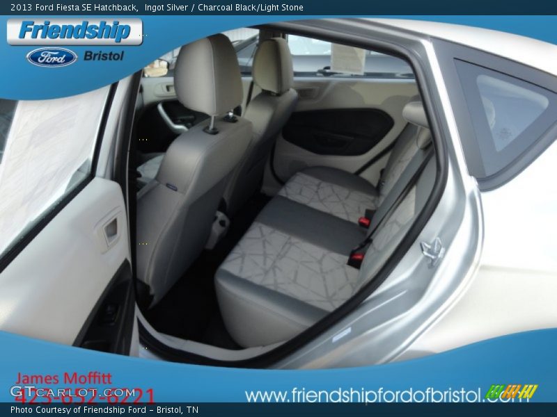 Ingot Silver / Charcoal Black/Light Stone 2013 Ford Fiesta SE Hatchback