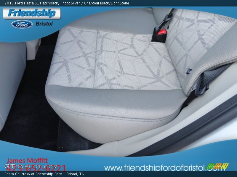 Ingot Silver / Charcoal Black/Light Stone 2013 Ford Fiesta SE Hatchback