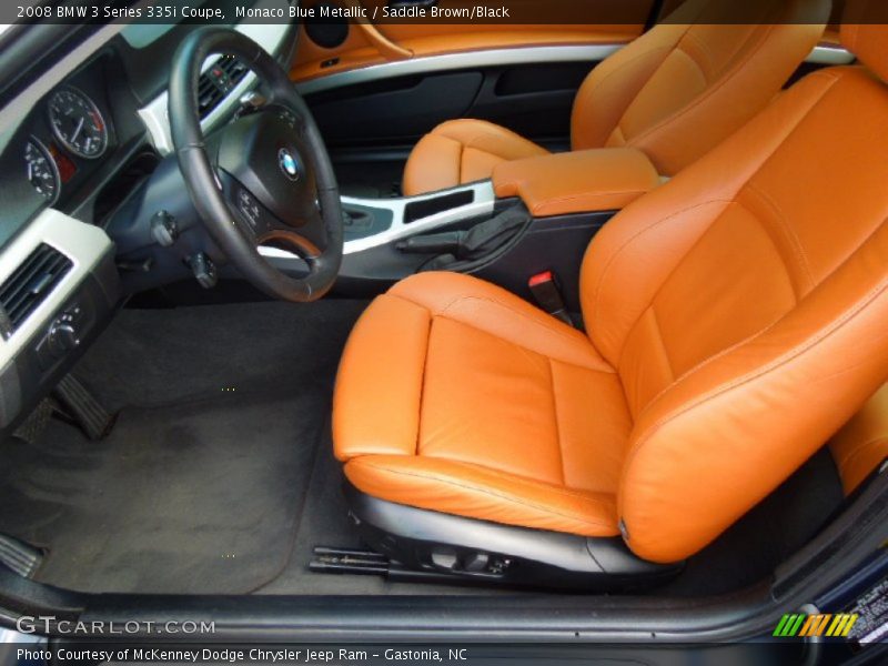 Front Seat of 2008 3 Series 335i Coupe