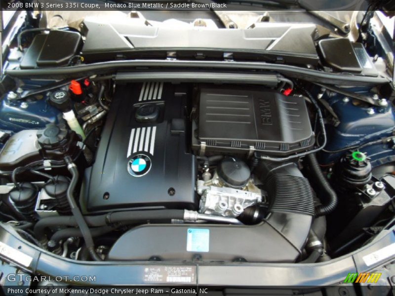  2008 3 Series 335i Coupe Engine - 3.0L Twin Turbocharged DOHC 24V VVT Inline 6 Cylinder