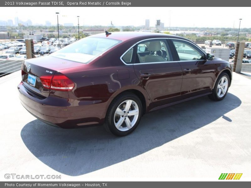 Opera Red Metallic / Cornsilk Beige 2013 Volkswagen Passat TDI SE