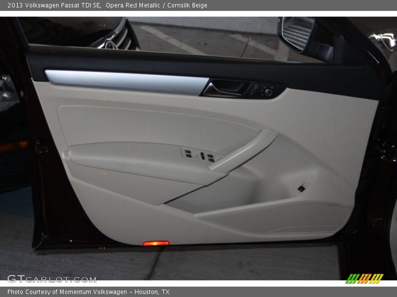 Opera Red Metallic / Cornsilk Beige 2013 Volkswagen Passat TDI SE