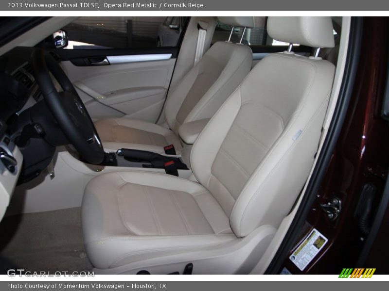 Opera Red Metallic / Cornsilk Beige 2013 Volkswagen Passat TDI SE