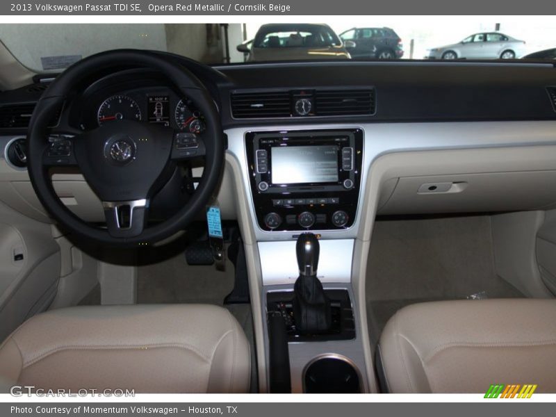 Opera Red Metallic / Cornsilk Beige 2013 Volkswagen Passat TDI SE