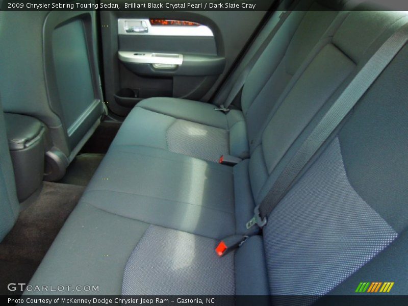 Brilliant Black Crystal Pearl / Dark Slate Gray 2009 Chrysler Sebring Touring Sedan