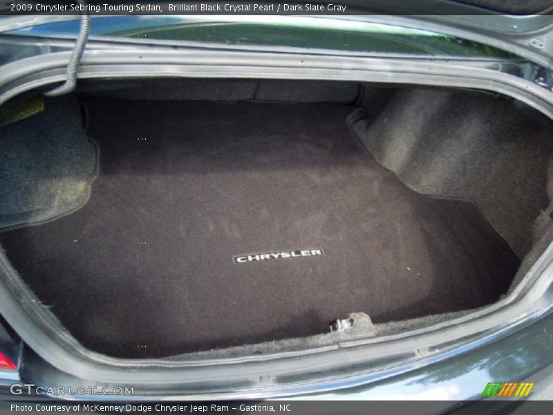 Brilliant Black Crystal Pearl / Dark Slate Gray 2009 Chrysler Sebring Touring Sedan