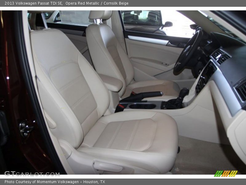 Opera Red Metallic / Cornsilk Beige 2013 Volkswagen Passat TDI SE