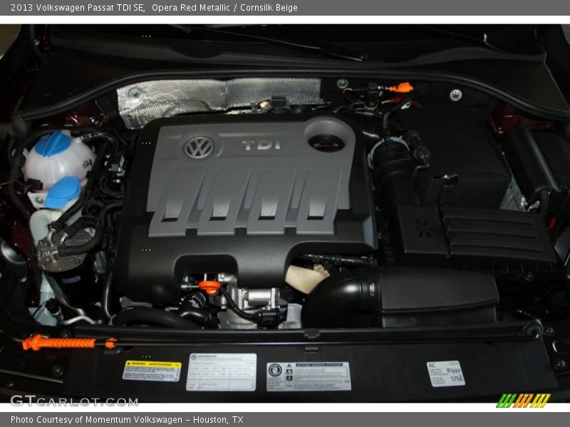 Opera Red Metallic / Cornsilk Beige 2013 Volkswagen Passat TDI SE