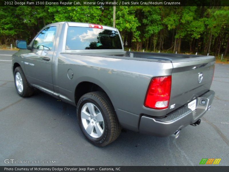 Mineral Gray Metallic / Dark Slate Gray/Medium Graystone 2012 Dodge Ram 1500 Express Regular Cab