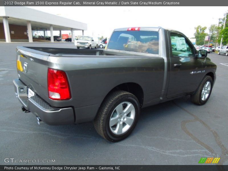Mineral Gray Metallic / Dark Slate Gray/Medium Graystone 2012 Dodge Ram 1500 Express Regular Cab