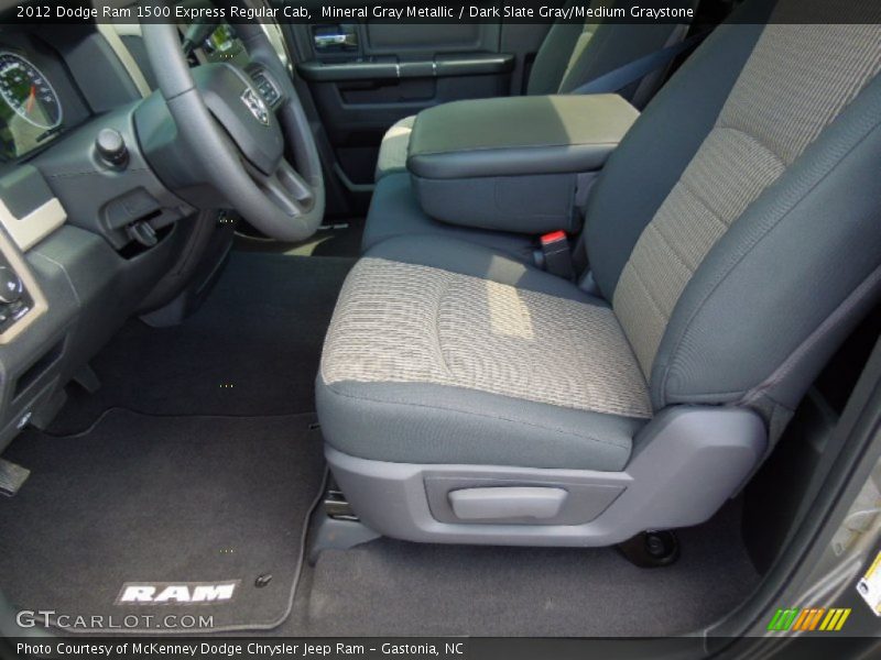 Mineral Gray Metallic / Dark Slate Gray/Medium Graystone 2012 Dodge Ram 1500 Express Regular Cab