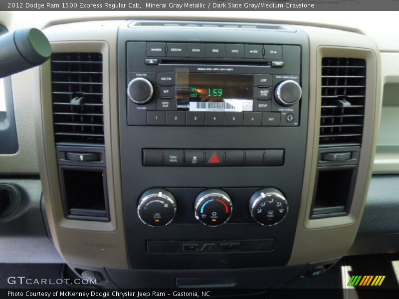 Controls of 2012 Ram 1500 Express Regular Cab