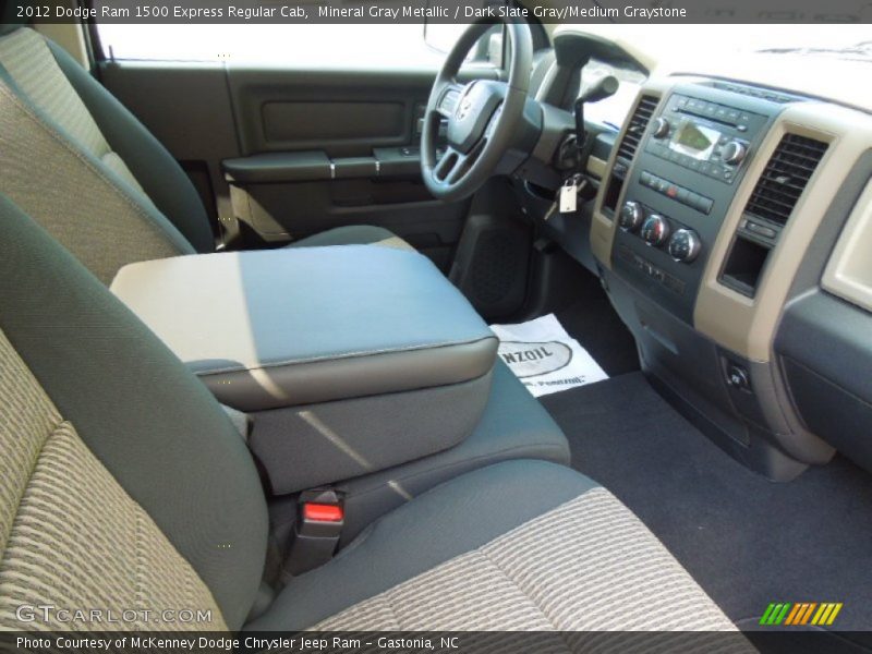 Mineral Gray Metallic / Dark Slate Gray/Medium Graystone 2012 Dodge Ram 1500 Express Regular Cab