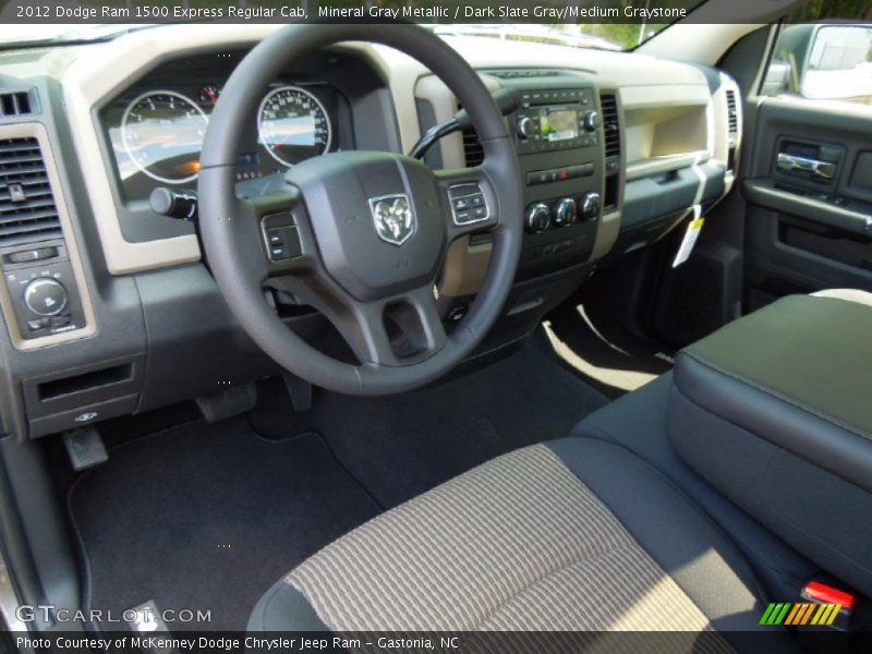 Dark Slate Gray/Medium Graystone Interior - 2012 Ram 1500 Express Regular Cab 