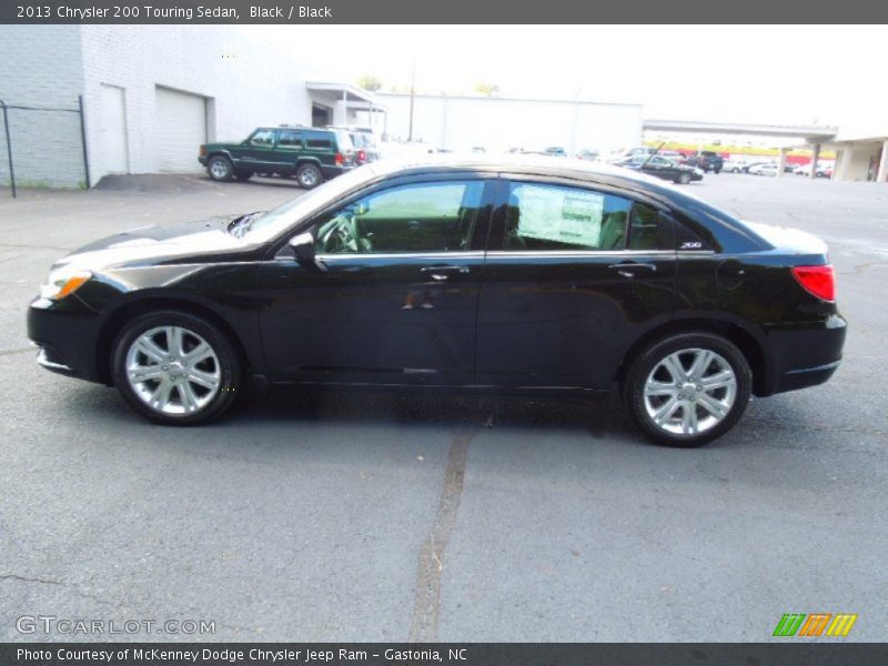 Black / Black 2013 Chrysler 200 Touring Sedan