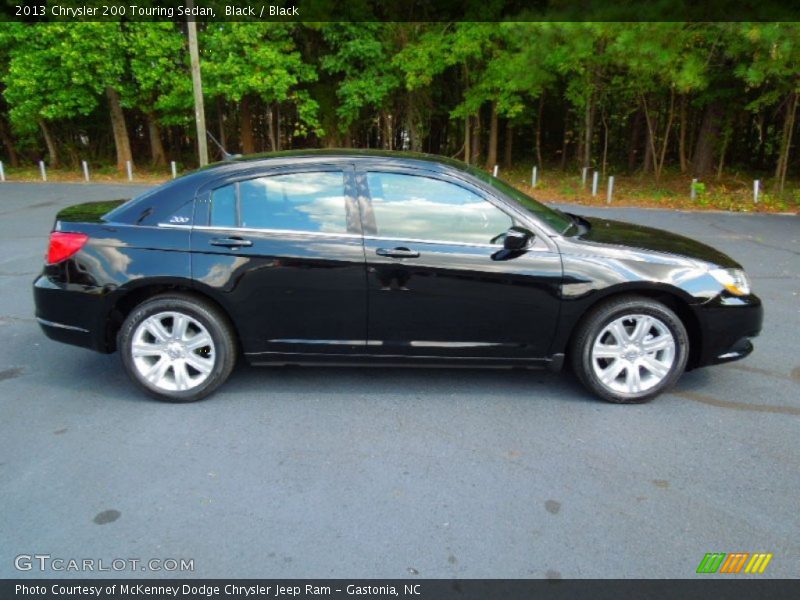 Black / Black 2013 Chrysler 200 Touring Sedan