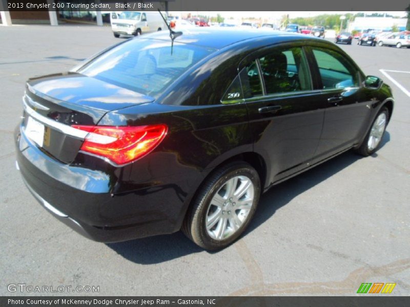 Black / Black 2013 Chrysler 200 Touring Sedan