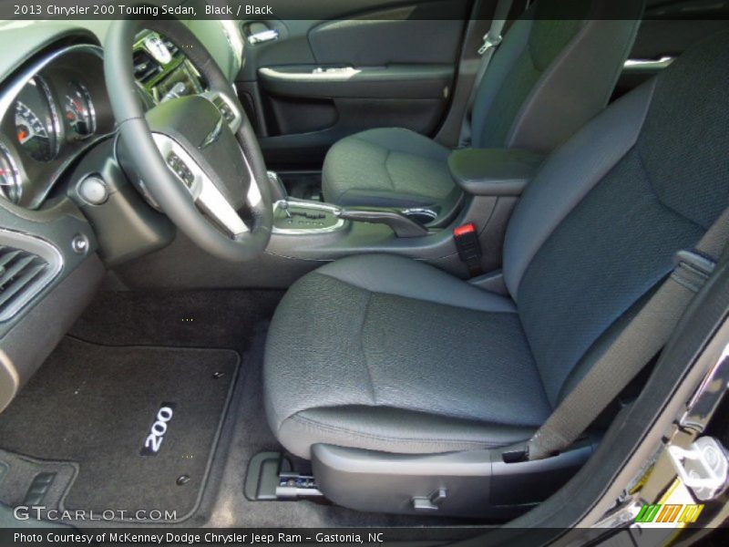 Black / Black 2013 Chrysler 200 Touring Sedan