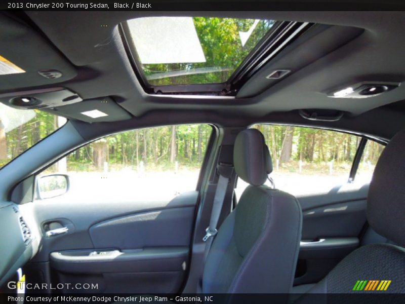 Black / Black 2013 Chrysler 200 Touring Sedan