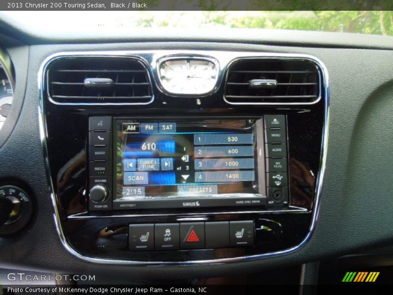 Black / Black 2013 Chrysler 200 Touring Sedan