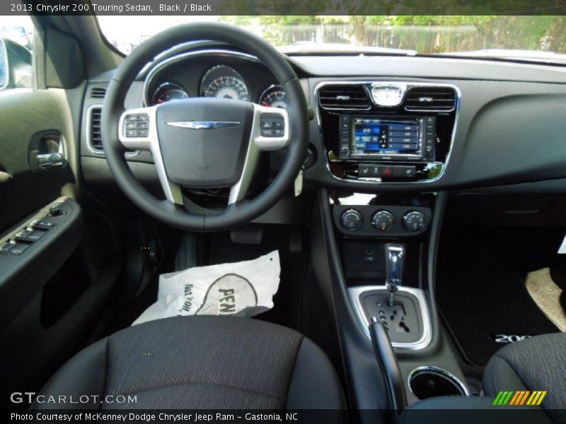 Black / Black 2013 Chrysler 200 Touring Sedan