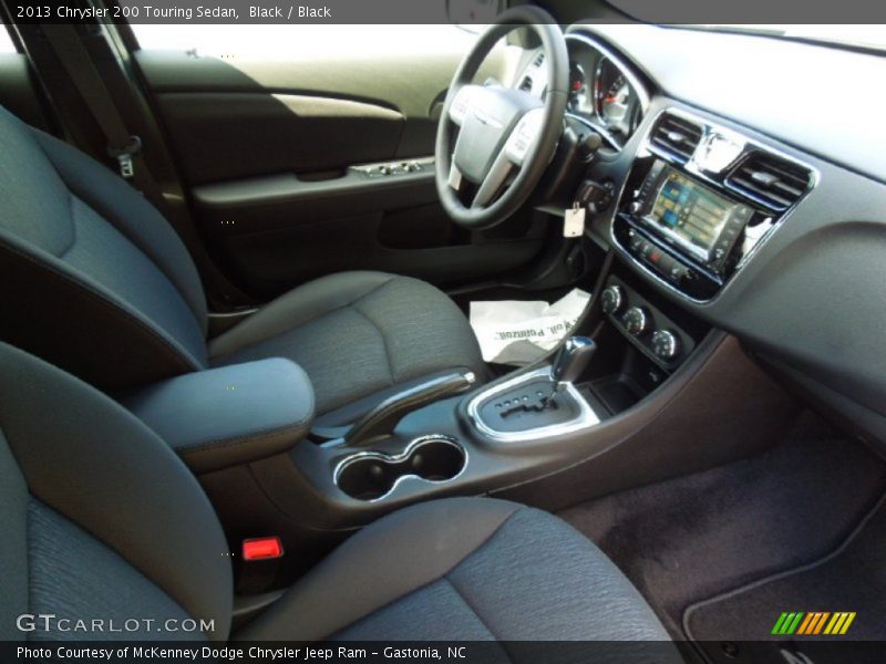 Black / Black 2013 Chrysler 200 Touring Sedan