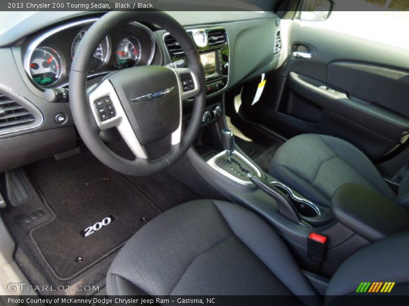 Black / Black 2013 Chrysler 200 Touring Sedan
