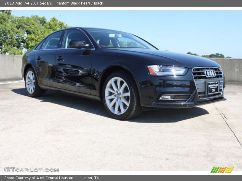 Phantom Black Pearl / Black 2013 Audi A4 2.0T Sedan