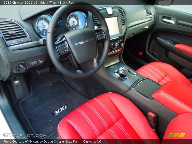 Black/Red Interior - 2013 300 S V6 