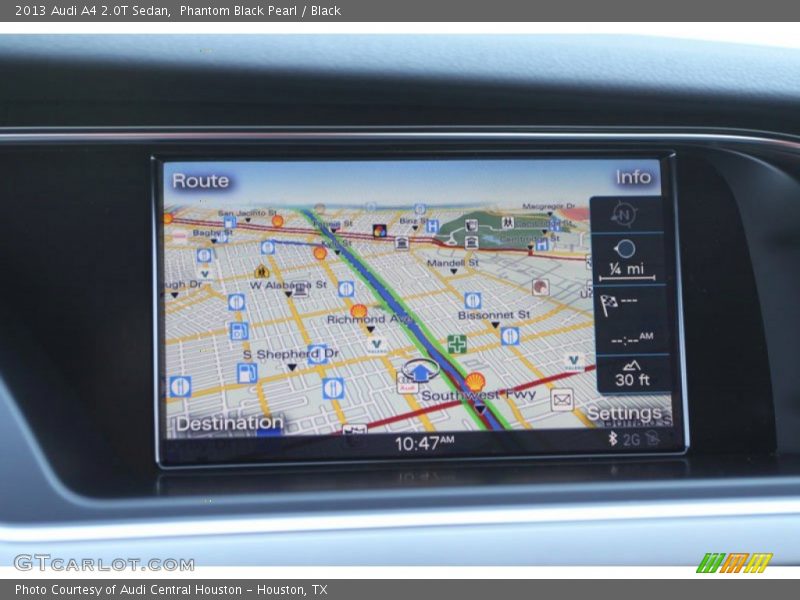 Phantom Black Pearl / Black 2013 Audi A4 2.0T Sedan