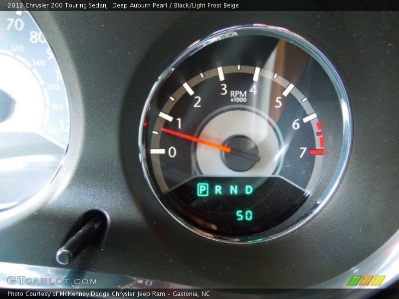 Deep Auburn Pearl / Black/Light Frost Beige 2013 Chrysler 200 Touring Sedan