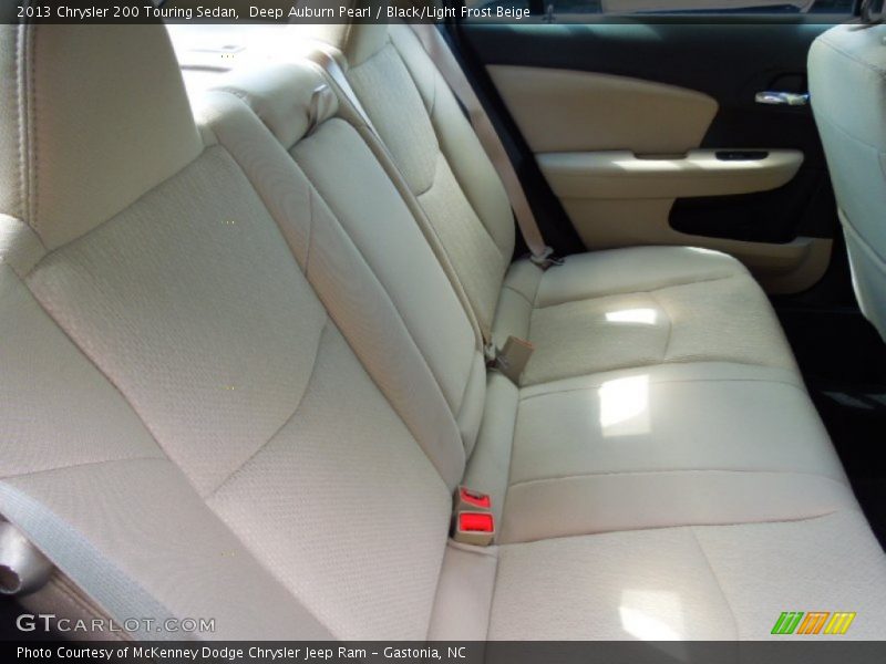 Deep Auburn Pearl / Black/Light Frost Beige 2013 Chrysler 200 Touring Sedan