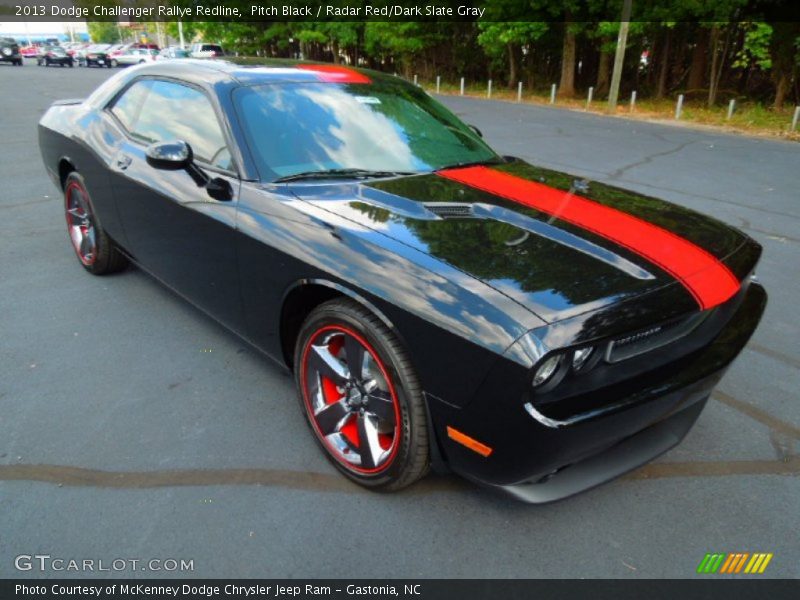 Front 3/4 View of 2013 Challenger Rallye Redline