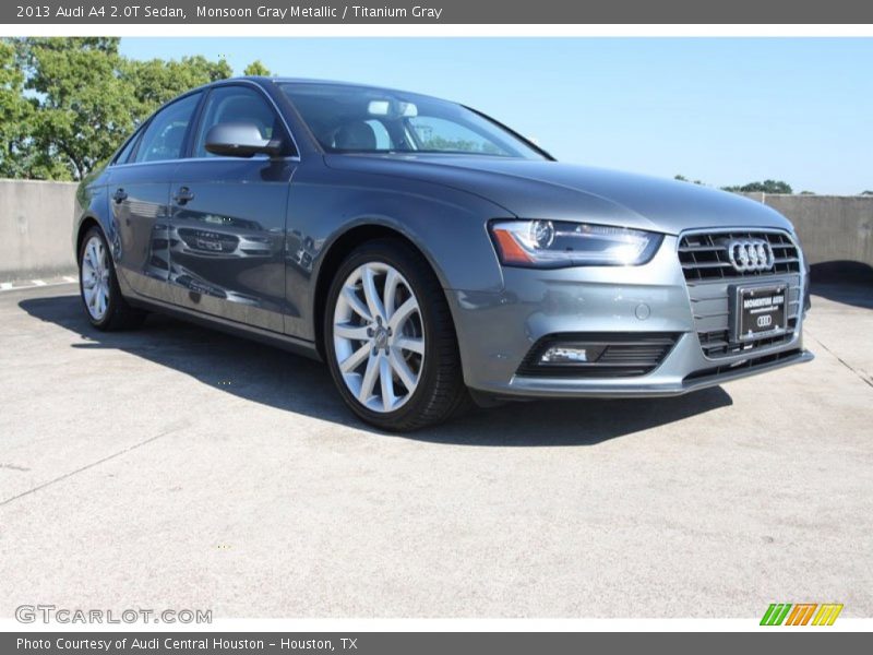 Monsoon Gray Metallic / Titanium Gray 2013 Audi A4 2.0T Sedan