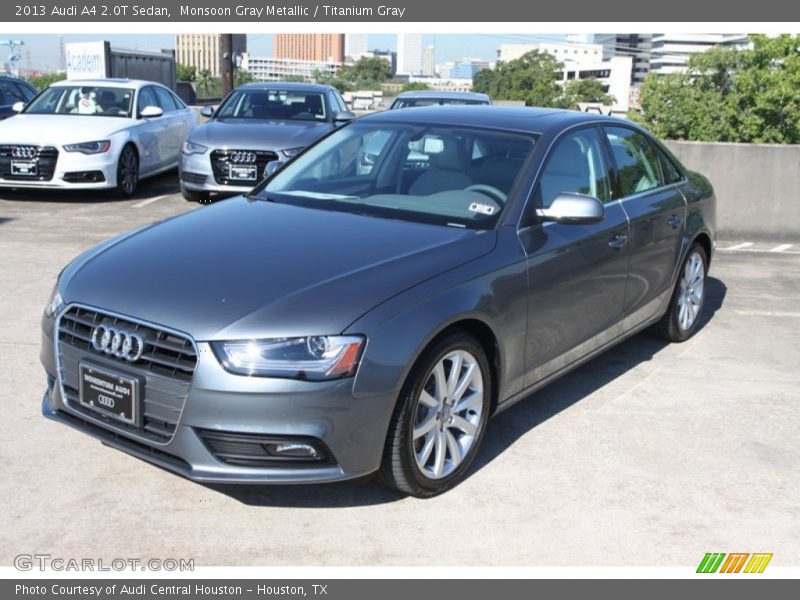 Monsoon Gray Metallic / Titanium Gray 2013 Audi A4 2.0T Sedan