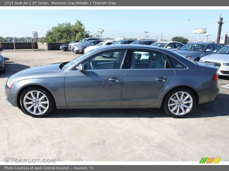 Monsoon Gray Metallic / Titanium Gray 2013 Audi A4 2.0T Sedan